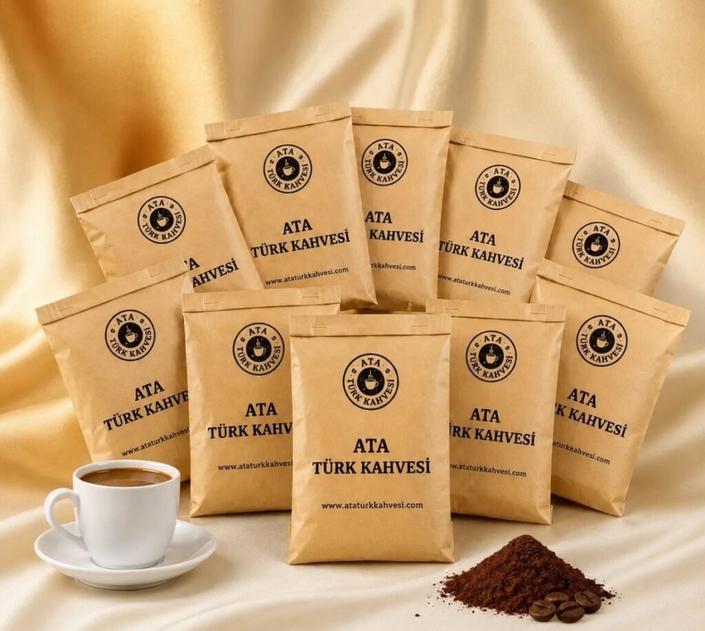 10 Paket x 100gr. (1Kg.) Taze Çekim Ata Türk Kahvesi Kargo Bedava