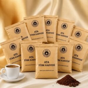 10 Paket x 100gr. (1Kg.) Taze Çekim Ata Türk Kahvesi Kargo Bedava