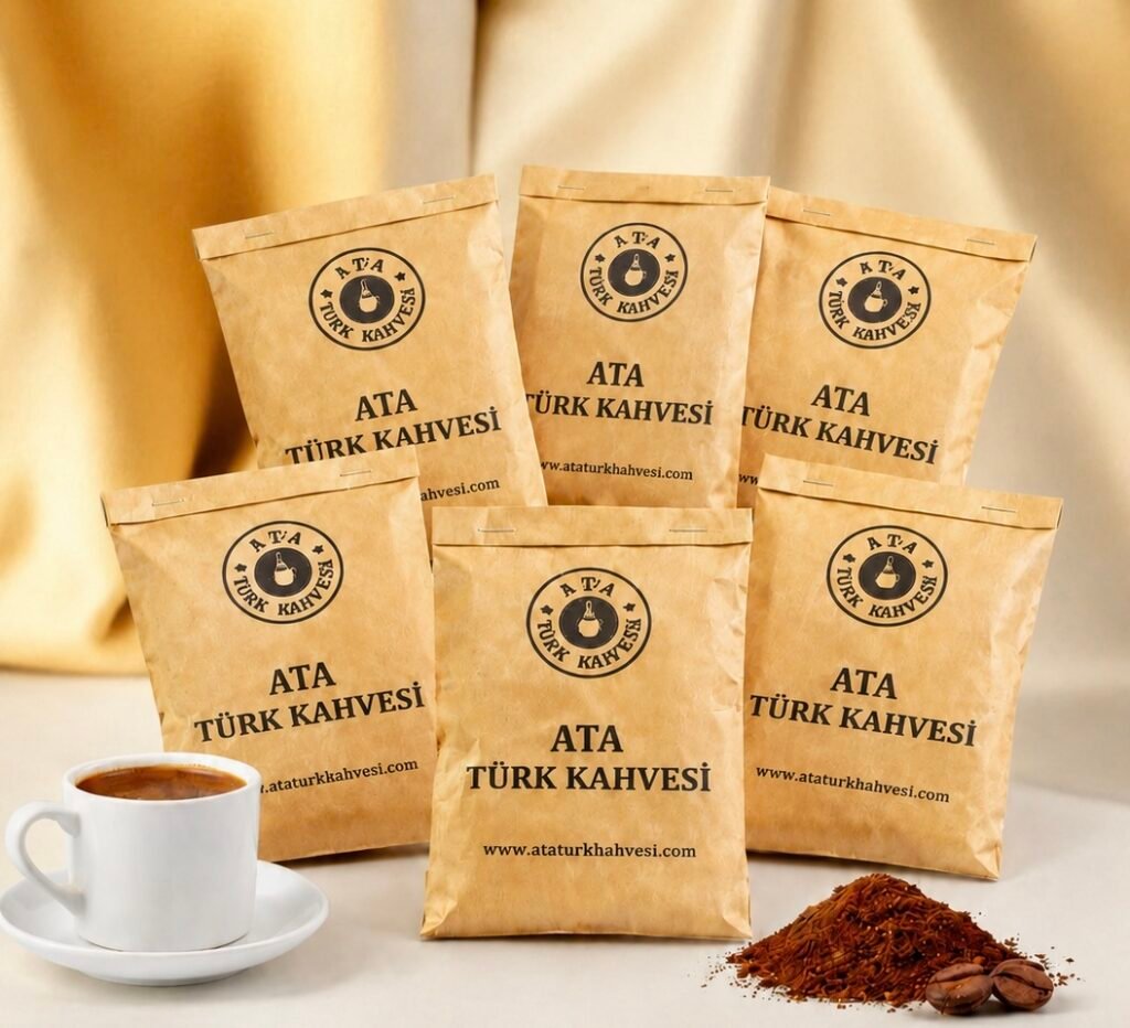 6 Paket x 100g. (600g.) Taze Çekim Ata Türk Kahvesi Kargo Bedava