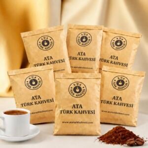 6 Paket x 100g. (600g.) Taze Çekim Ata Türk Kahvesi Kargo Bedava