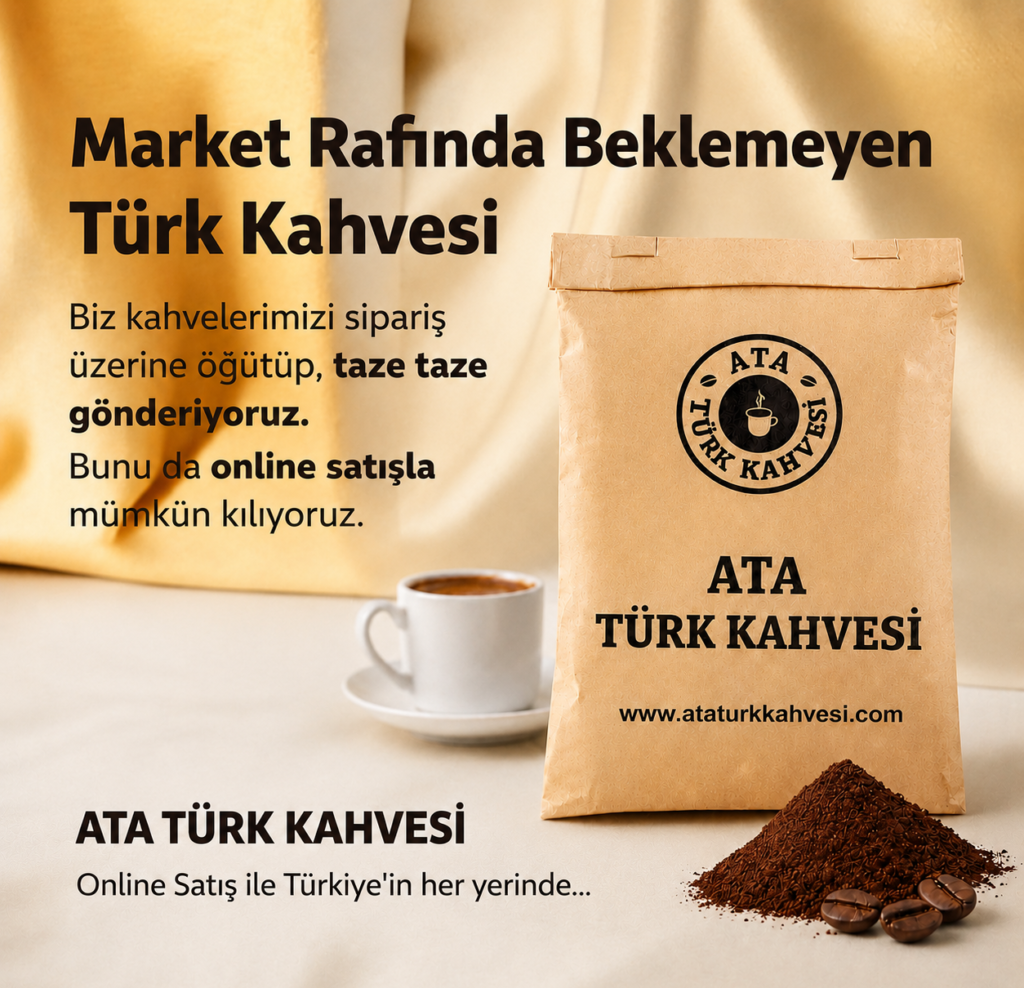 Market Rafında Beklemeyen Türk Kahvesi