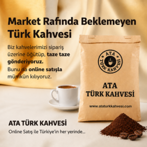 Market Rafında Beklemeyen Türk Kahvesi